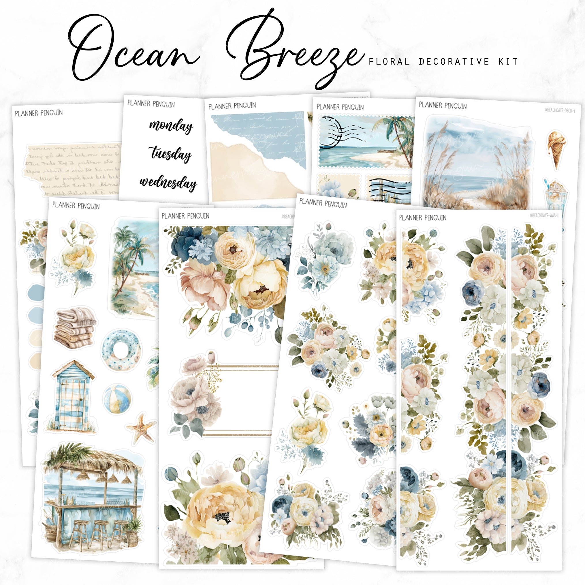 Ocean Breeze- Decorative Kit | #DK03
