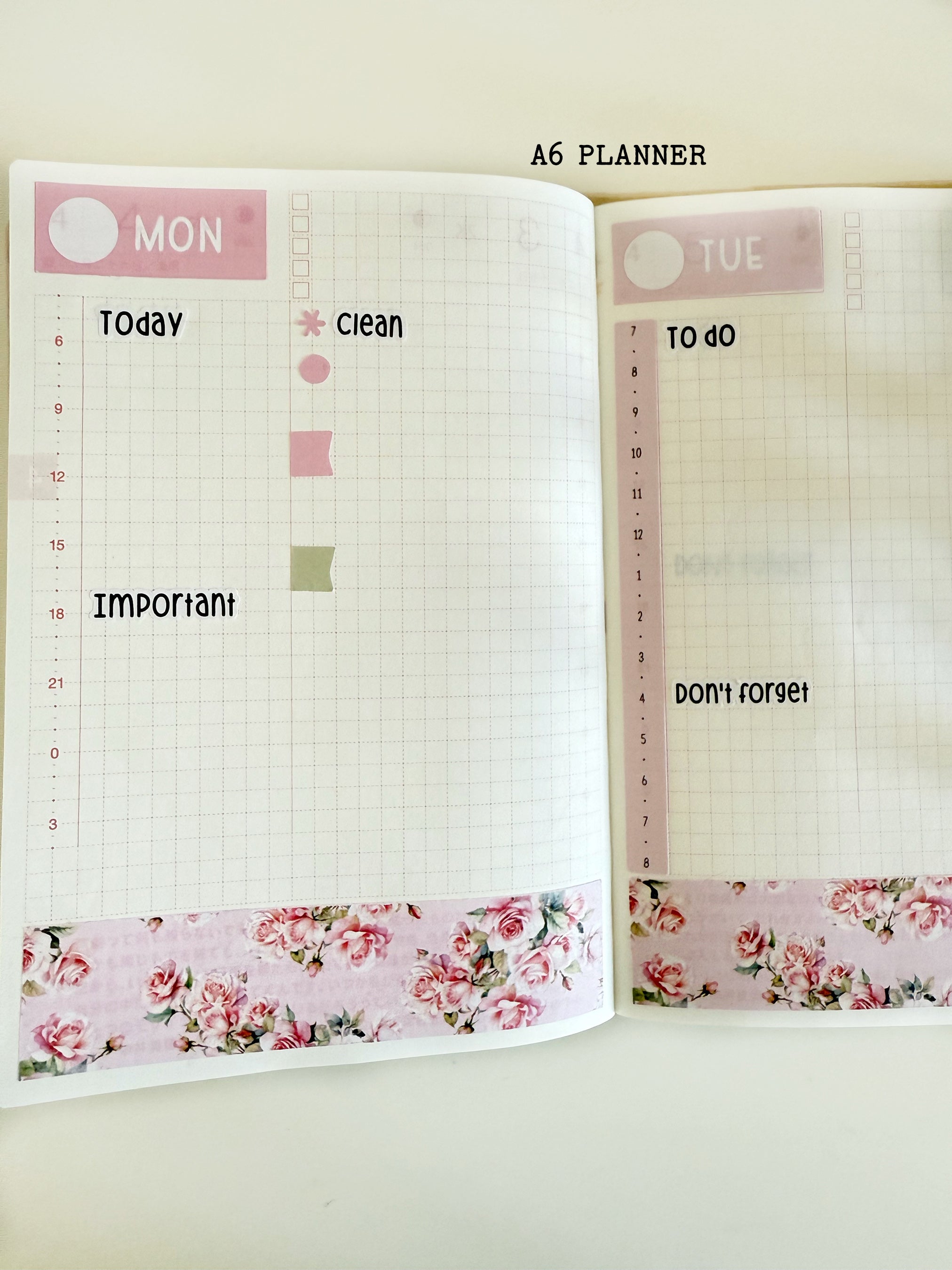 Gentle Autumn - Daily Kit - Hobonichi Cousin A5 , A6 original Techo