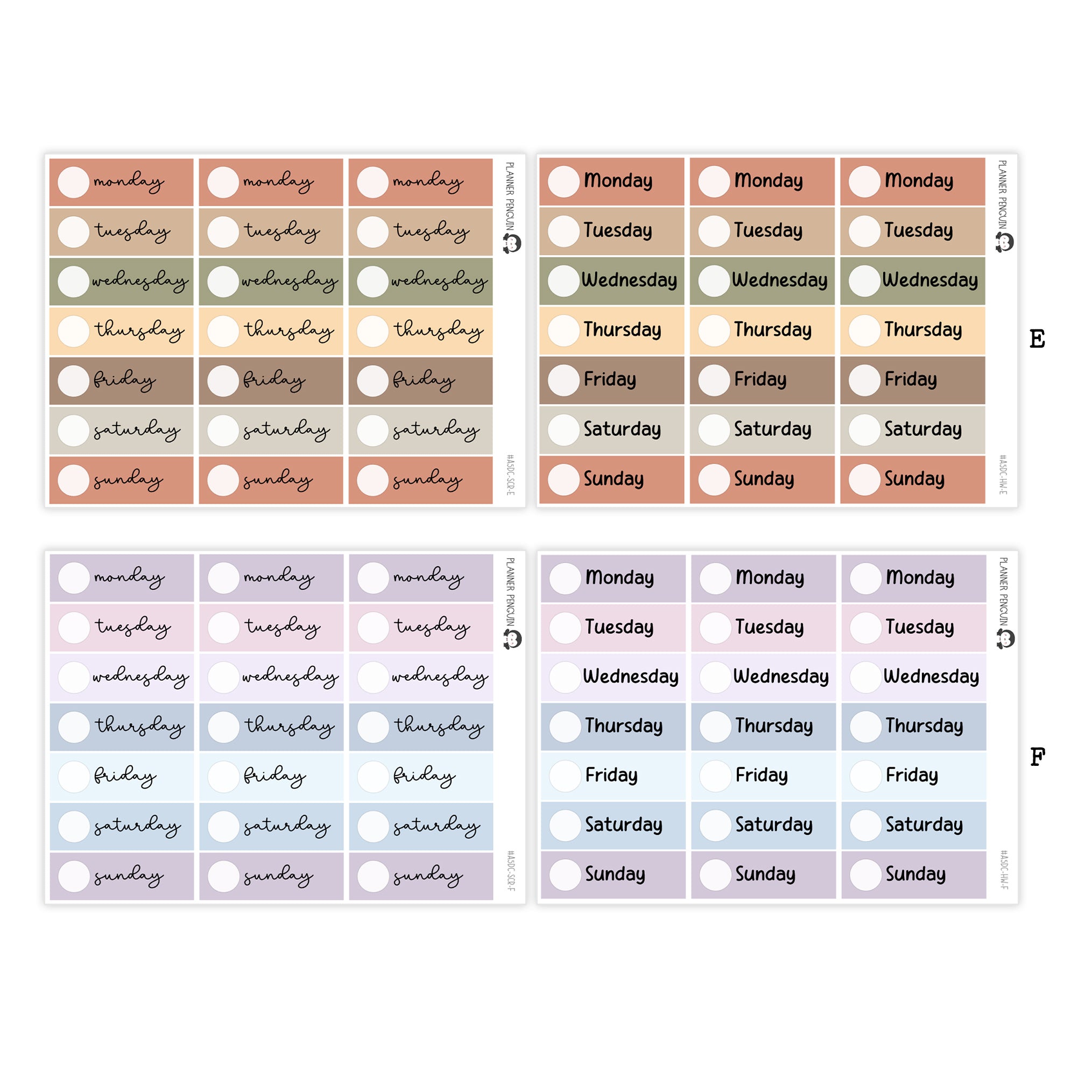 Hobonichi Cousin A5 Daily Page Date Covers|#A5DC-MAIN