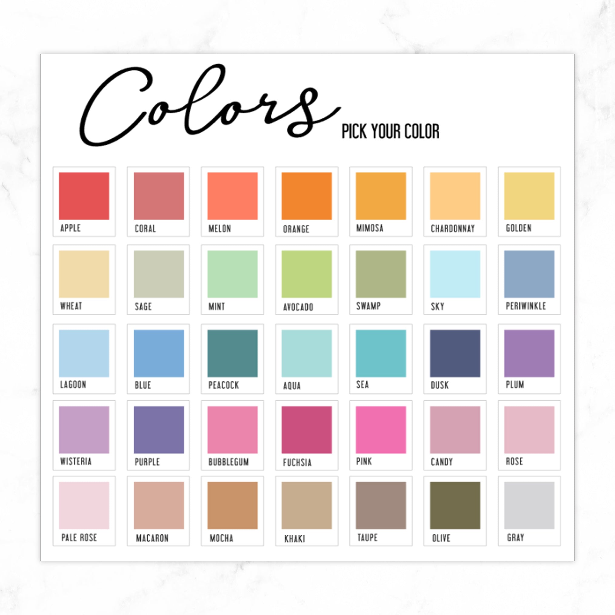 Hobonichi A6 Original Yearly Index Stickers // #A6-INDEX-COLOR-APR