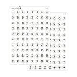 Jumbo Bead Alphabet Stickers