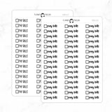 Pay Bills Checkbox Text Stickers