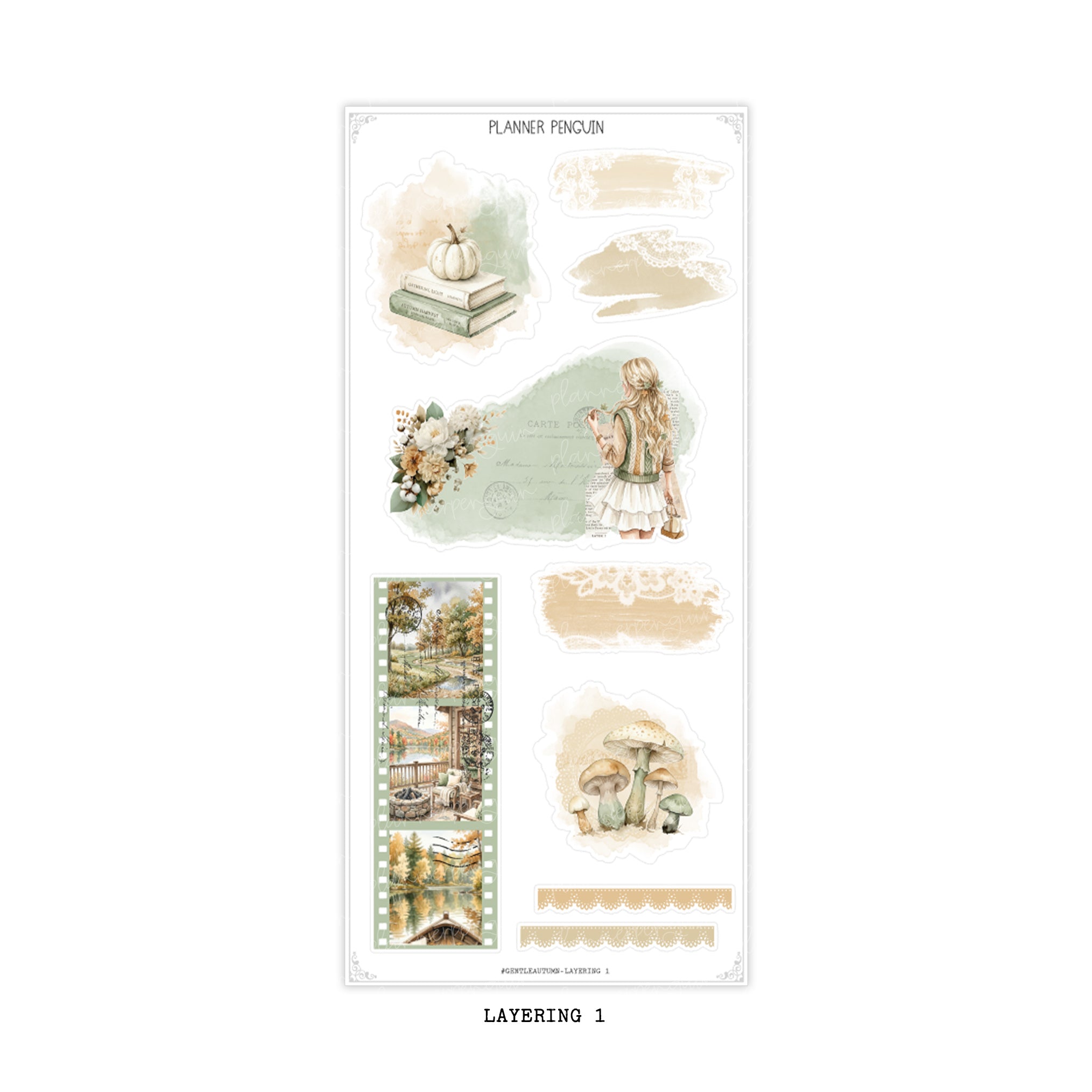 Gentle Autumn - Decorative Kit