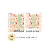 Peach Farm - Daily Kit - Hobonichi Cousin A5 , A6 original Techo