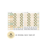 Gentle Autumn - Daily Kit - Hobonichi Cousin A5 , A6 original Techo