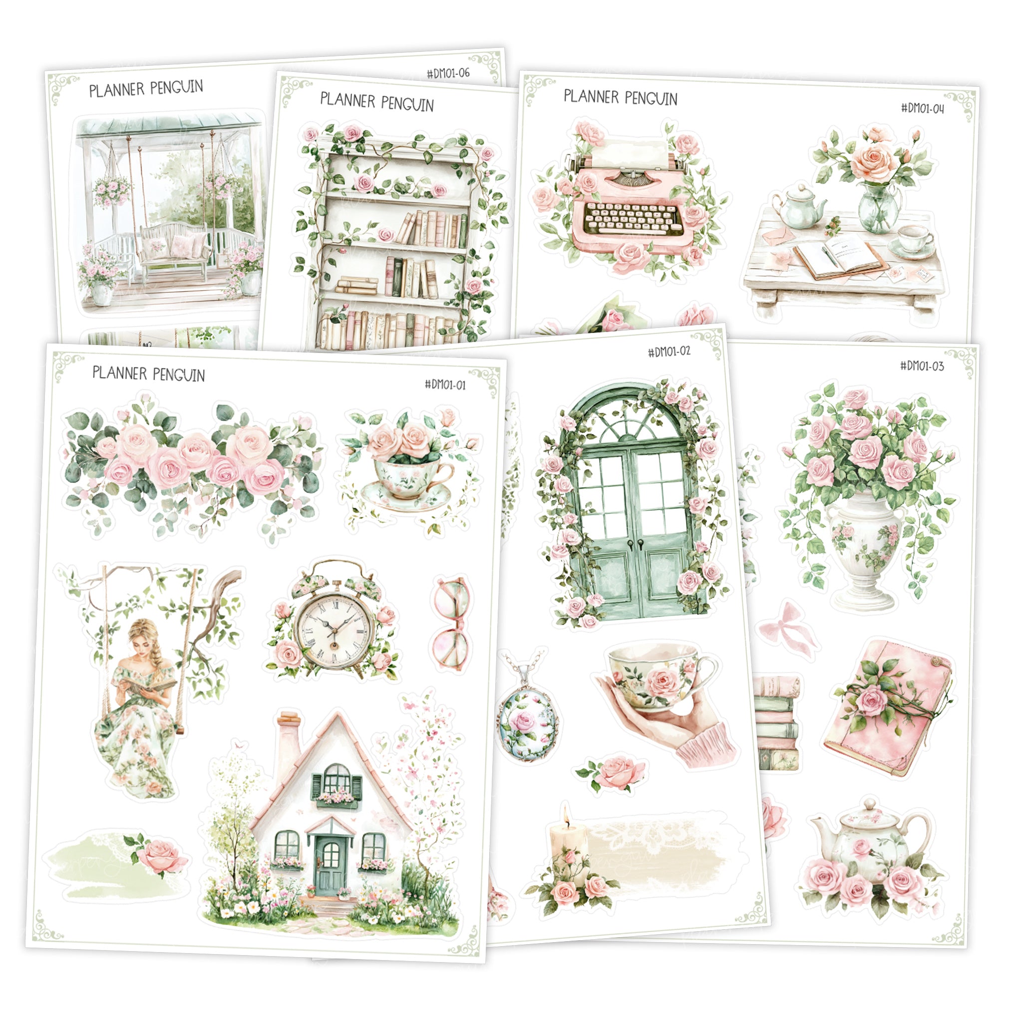 Rose Cottage - Journaling Deco kit