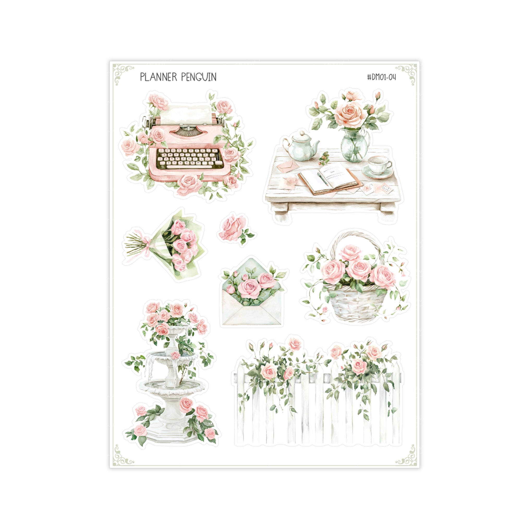 Rose Cottage - Journaling Deco kit