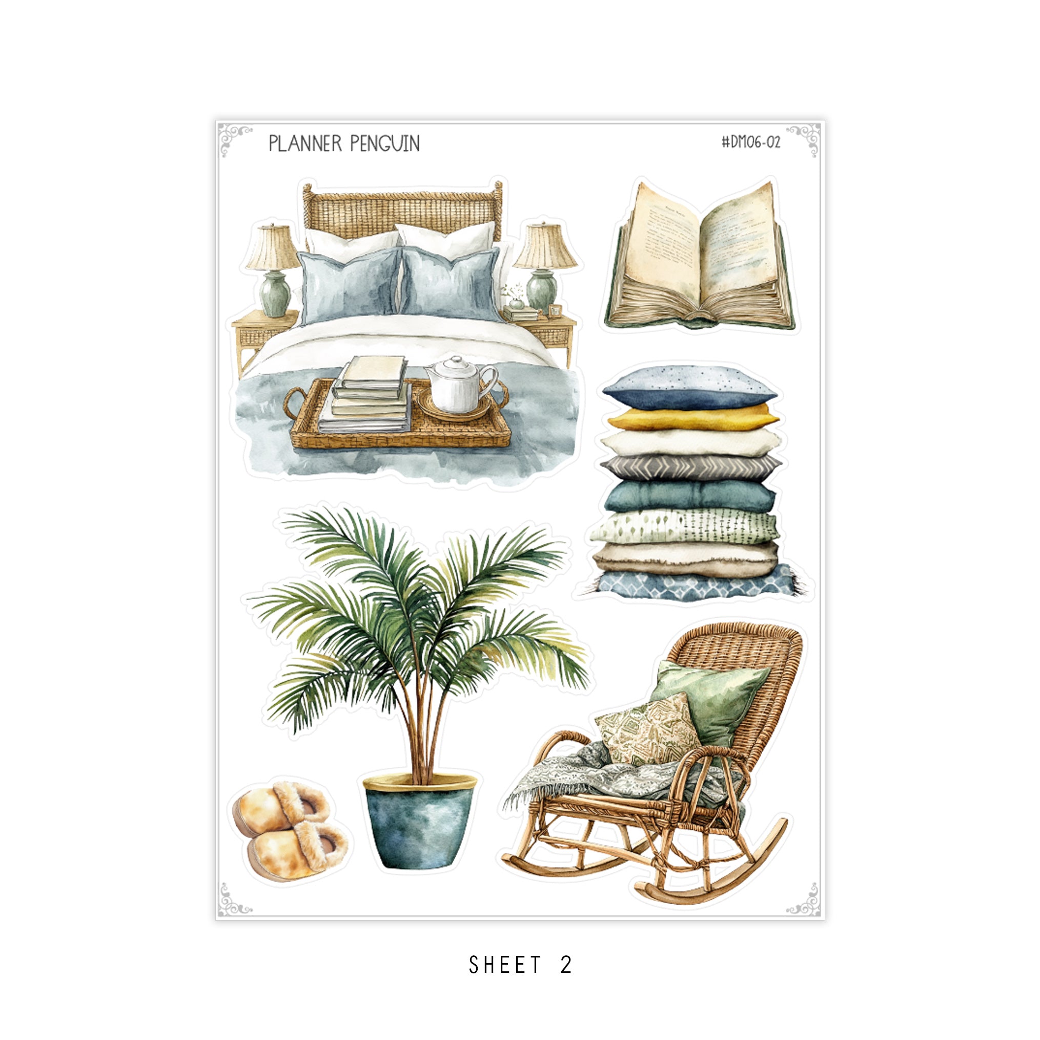 Cozy Reads- Dainty Deco kit