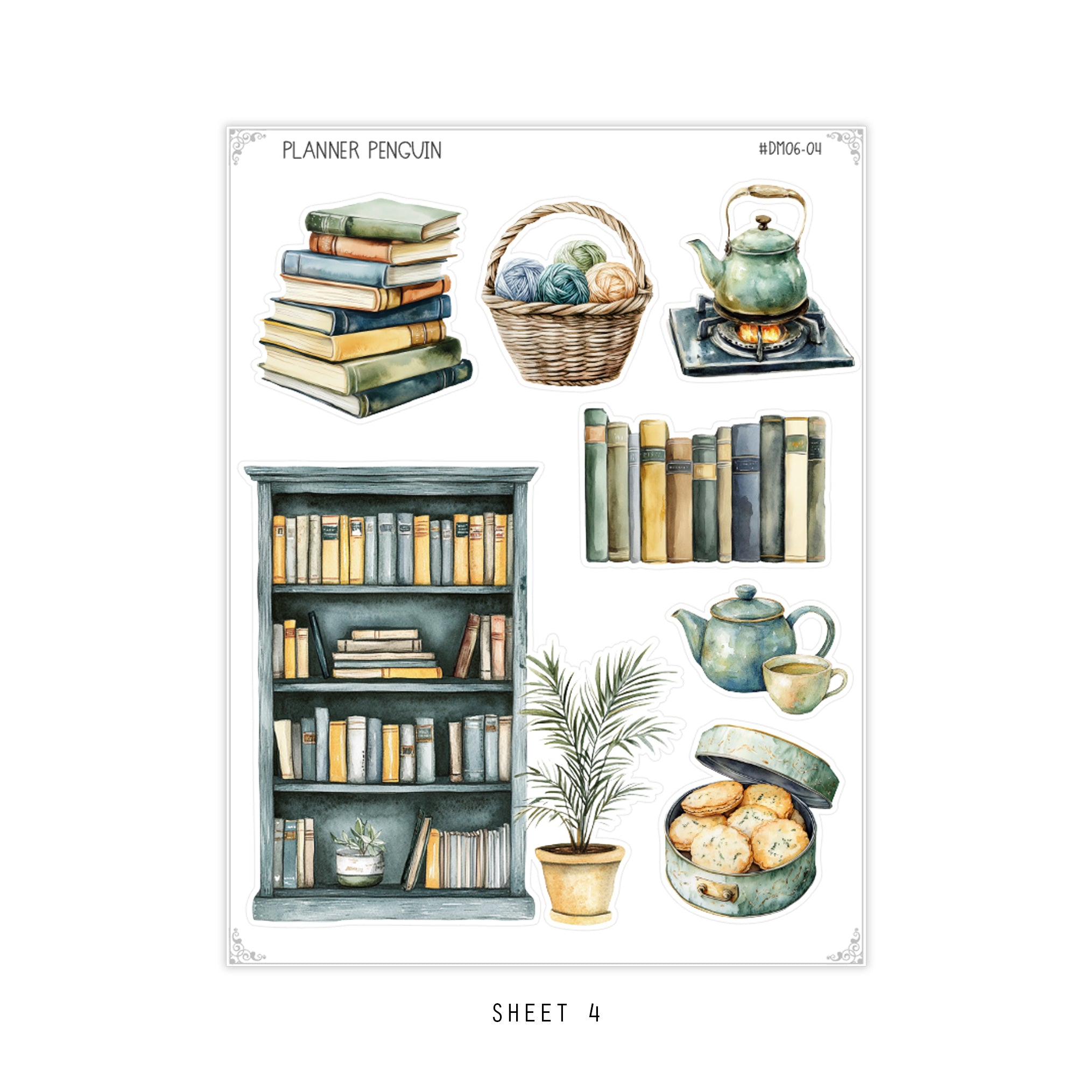 Cozy Reads- Dainty Deco kit