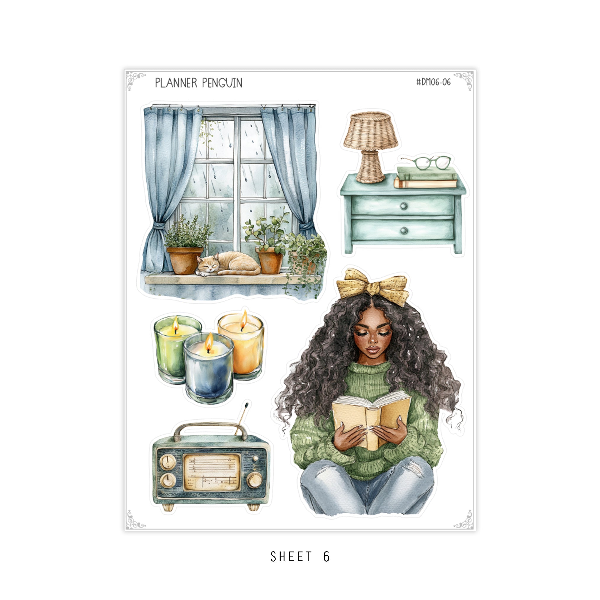 Cozy Reads- Dainty Deco kit
