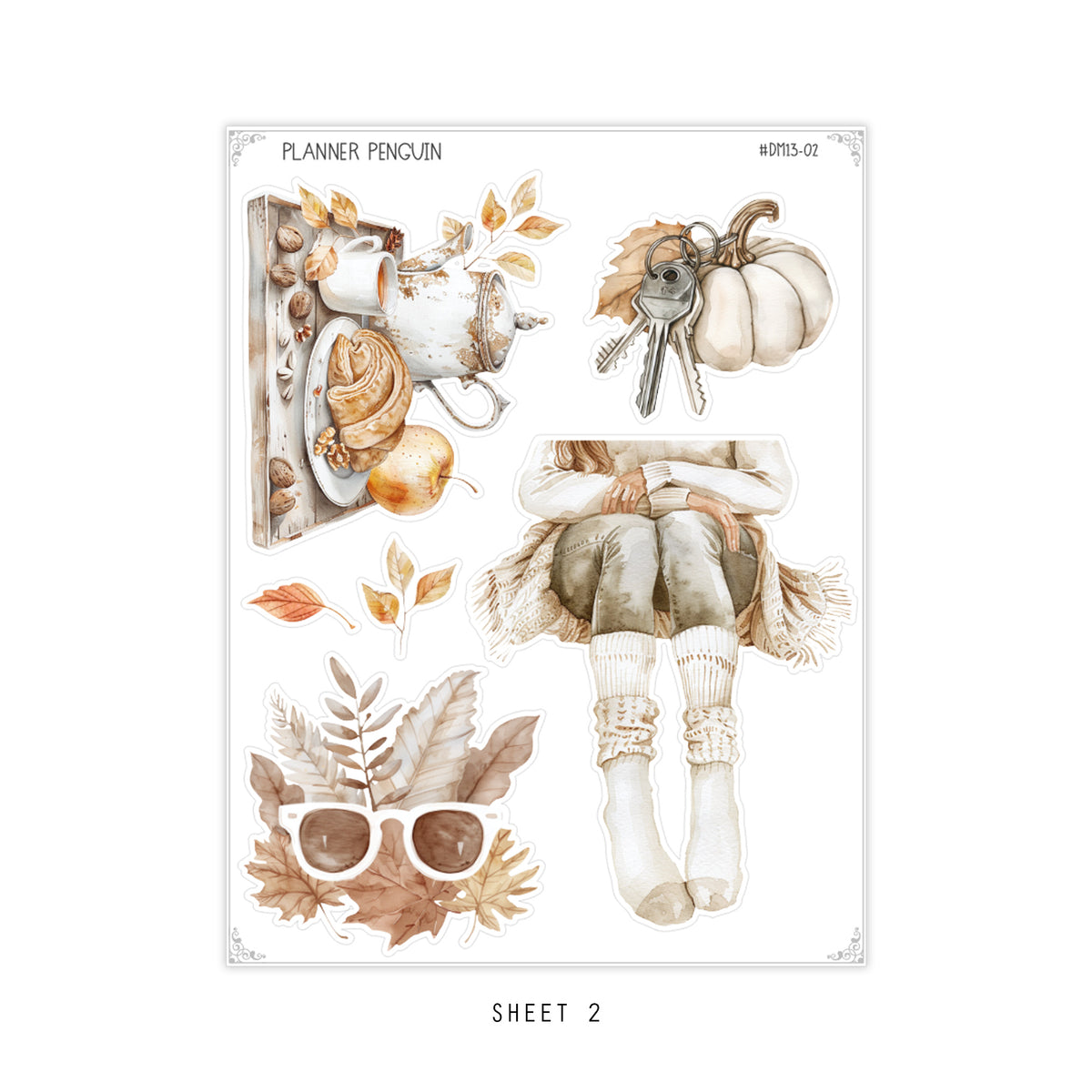 Autumn Haze - Dainty Deco kit