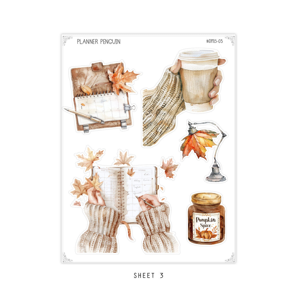 Autumn Plans - Dainty Deco kit