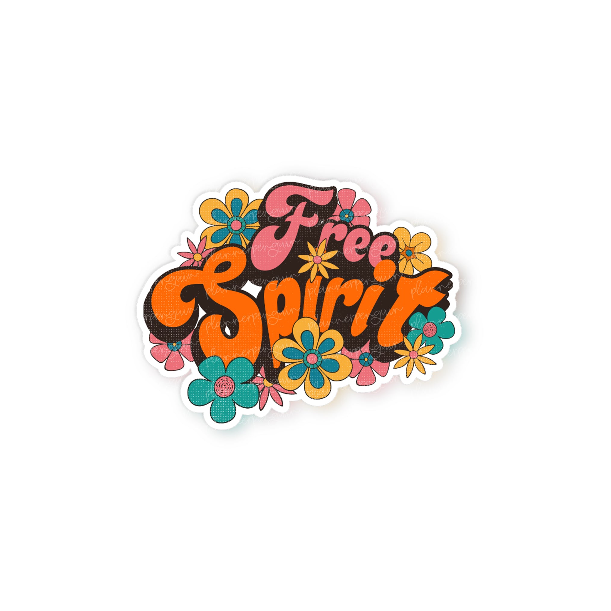 Free Spirit Die Cut Sticker