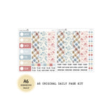 Autumn Reverie - Daily Kit - Hobonichi Cousin A5 , A6 original Techo
