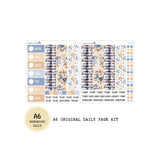 Autumn Charm - Daily Kit - Hobonichi Cousin A5 , A6 original Techo