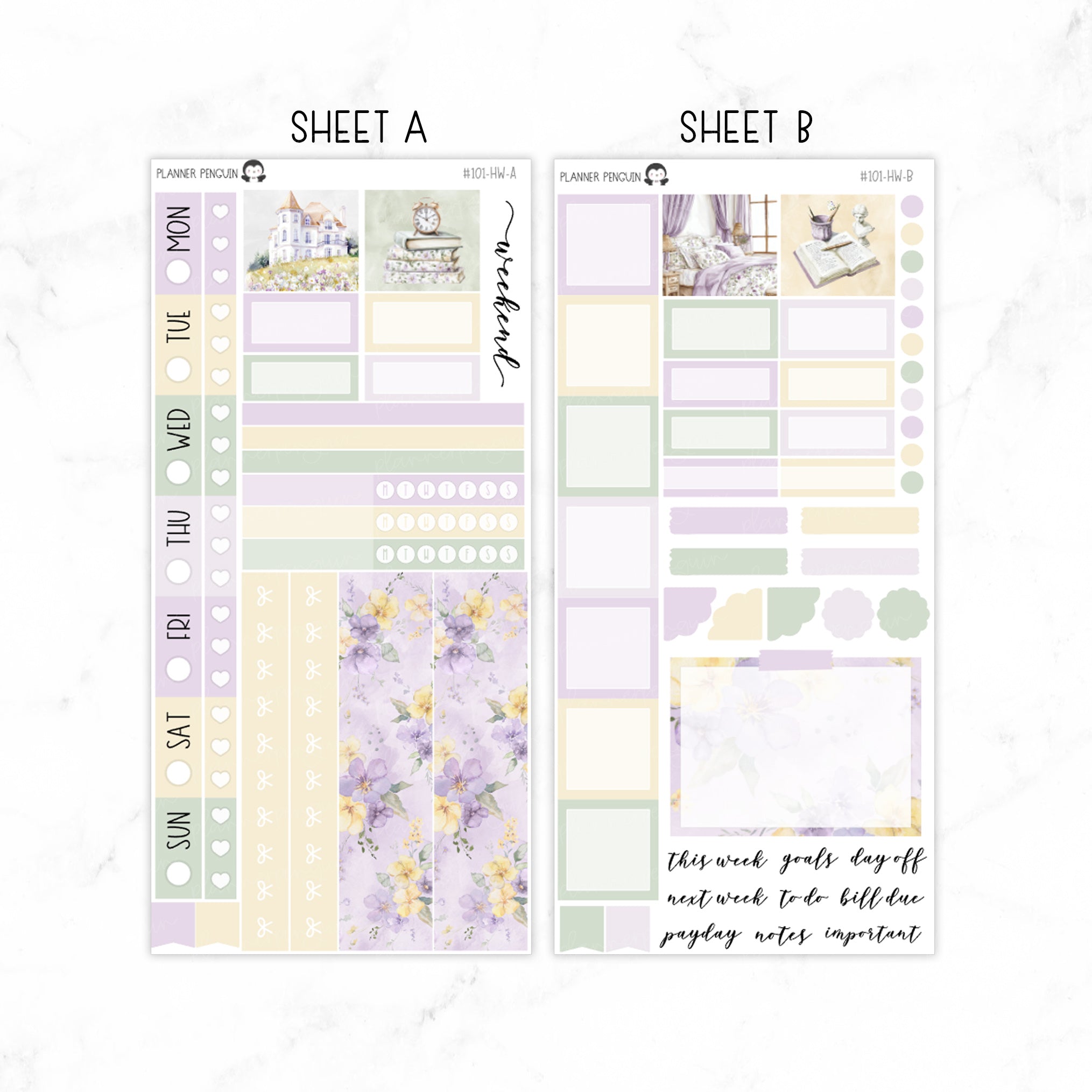 Honey Lavender Hobonichi Weeks kit