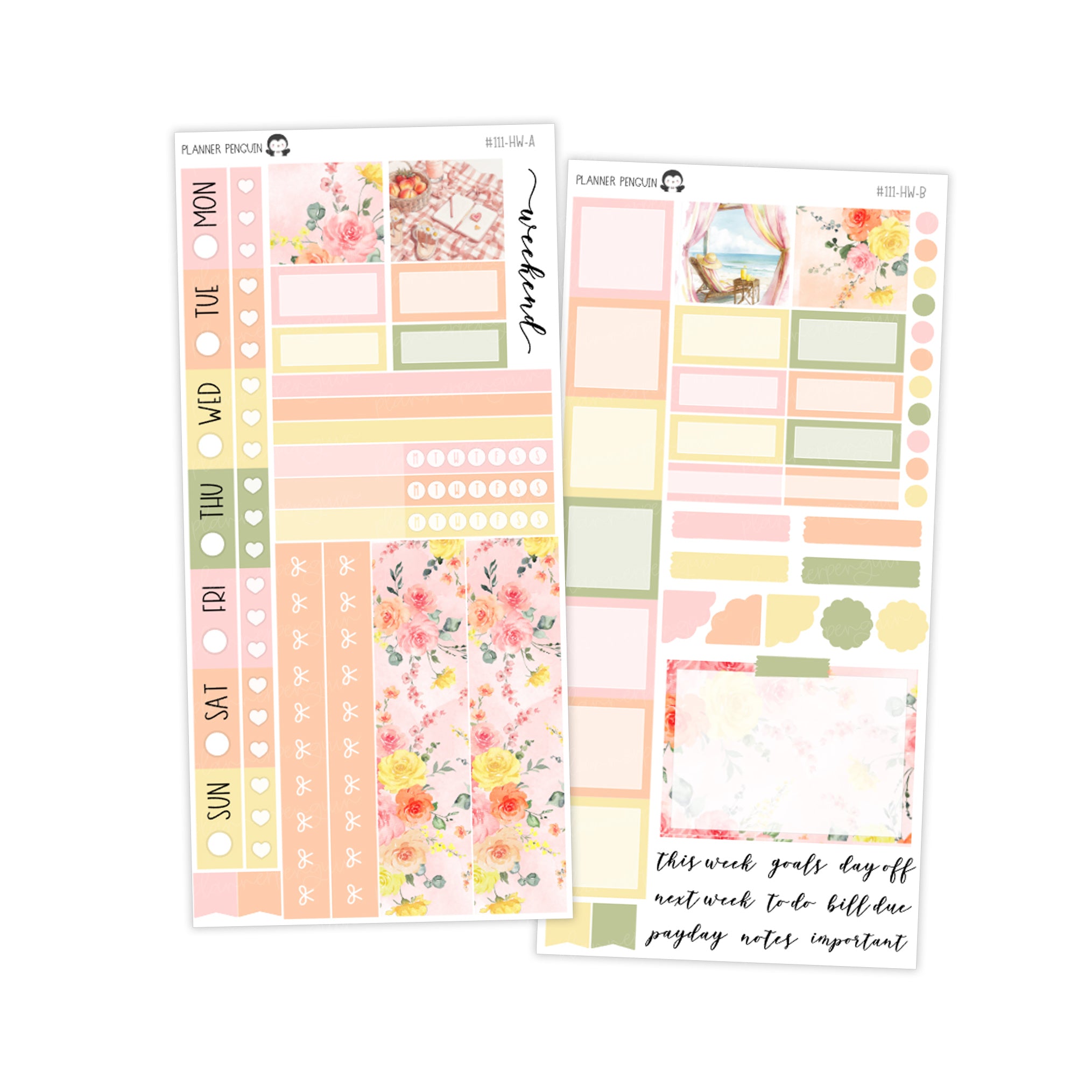 Sunkissed Hobonichi Weeks kit