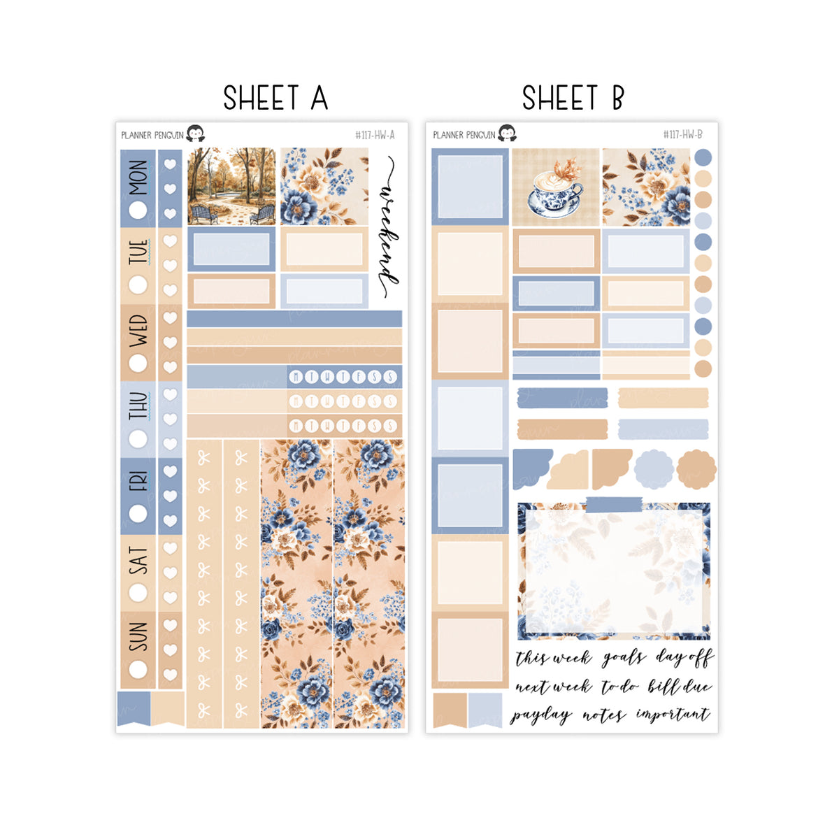 Autumn Charm Hobonichi Weeks kit