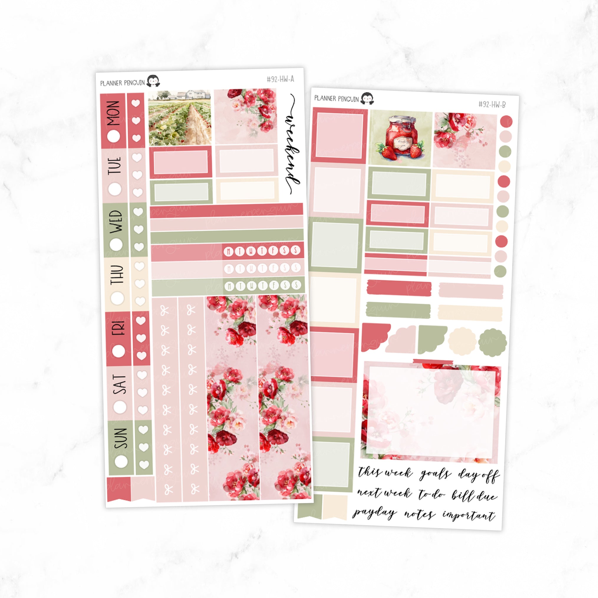 Sweet Summer Hobonichi Weeks kit