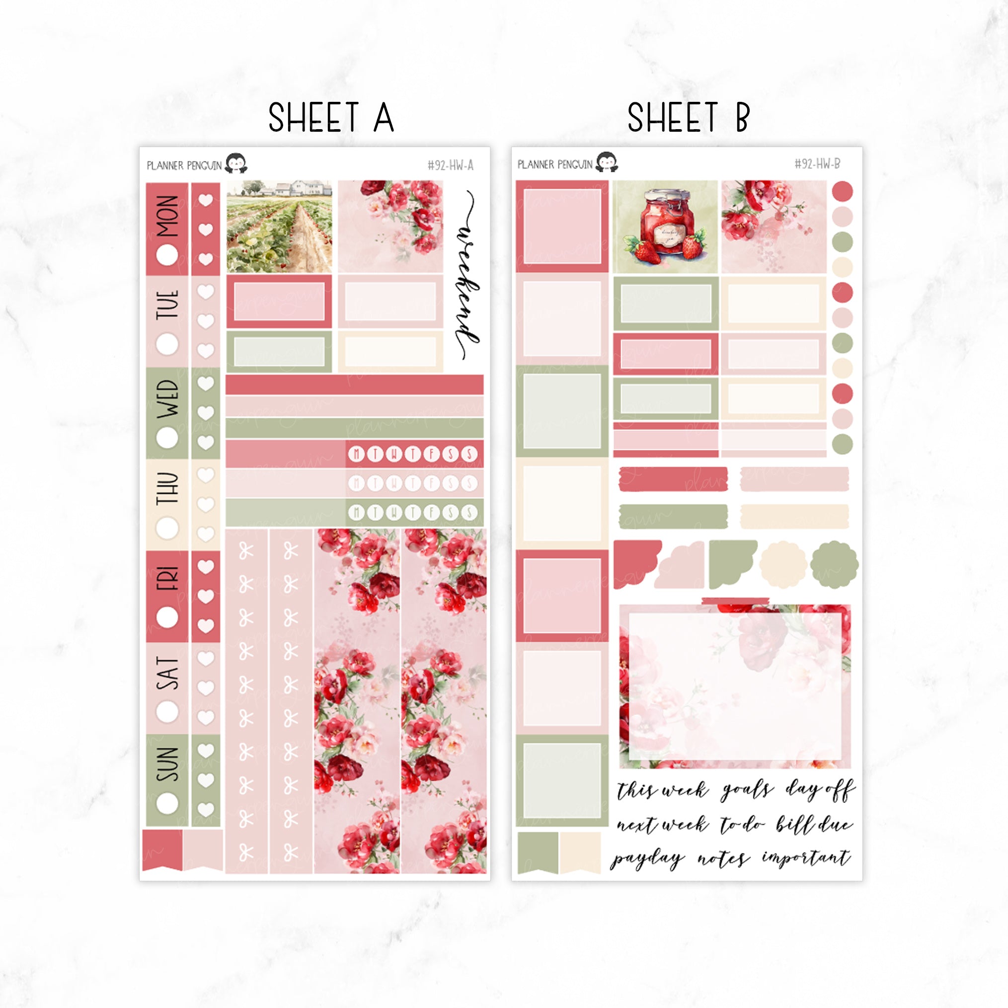 Sweet Summer Hobonichi Weeks kit