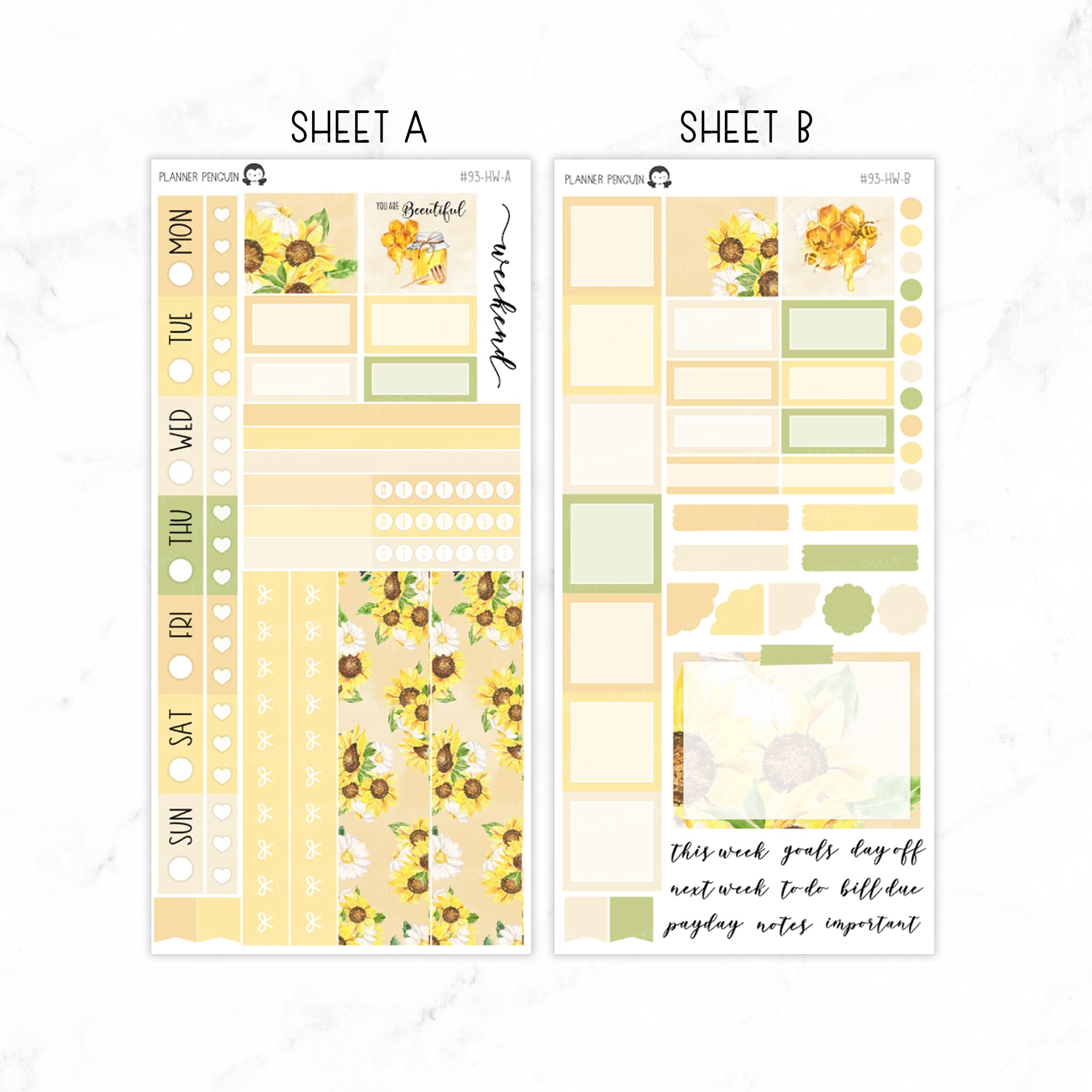 Sunny Bee Hobonichi Weeks kit