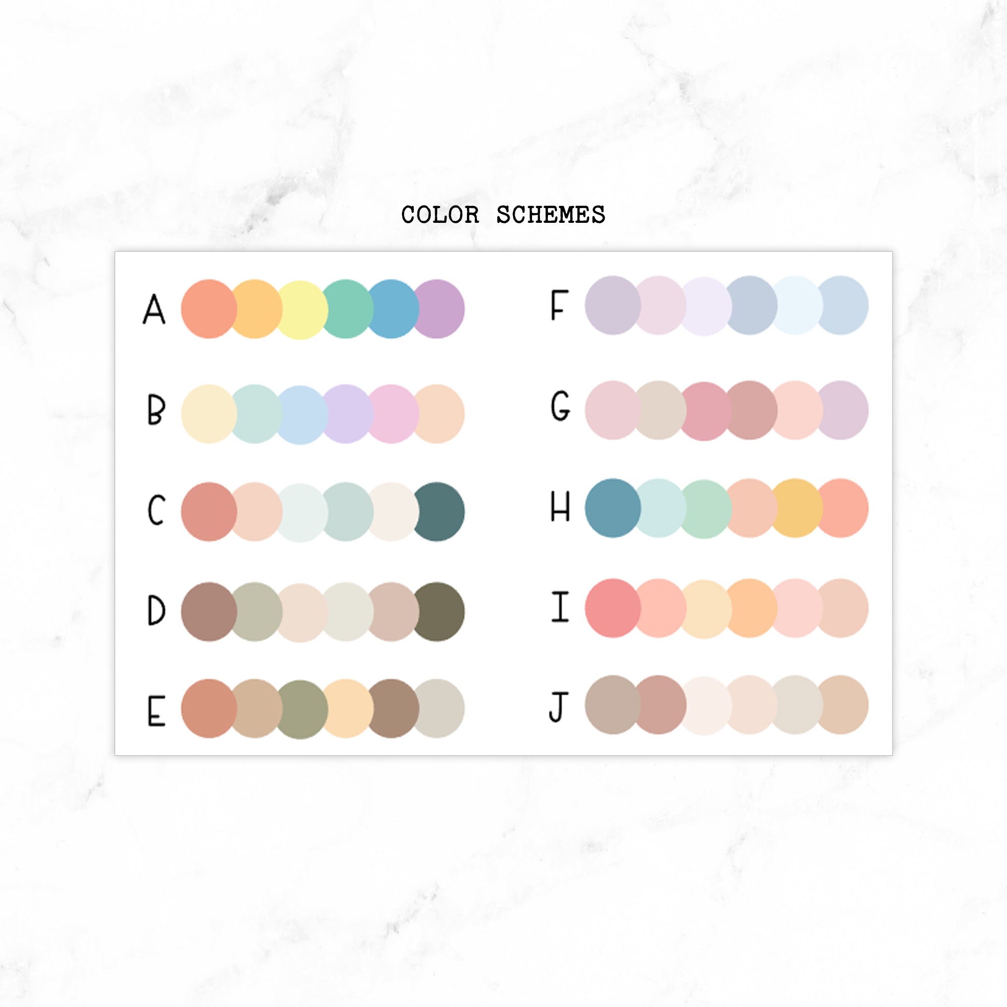 Hobonichi Cousin Yearly Index Stickers// Cousin A5 // #HC-INDEX