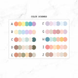 Hobonichi Cousin Yearly Index Stickers// Cousin A5 // #HC-INDEX