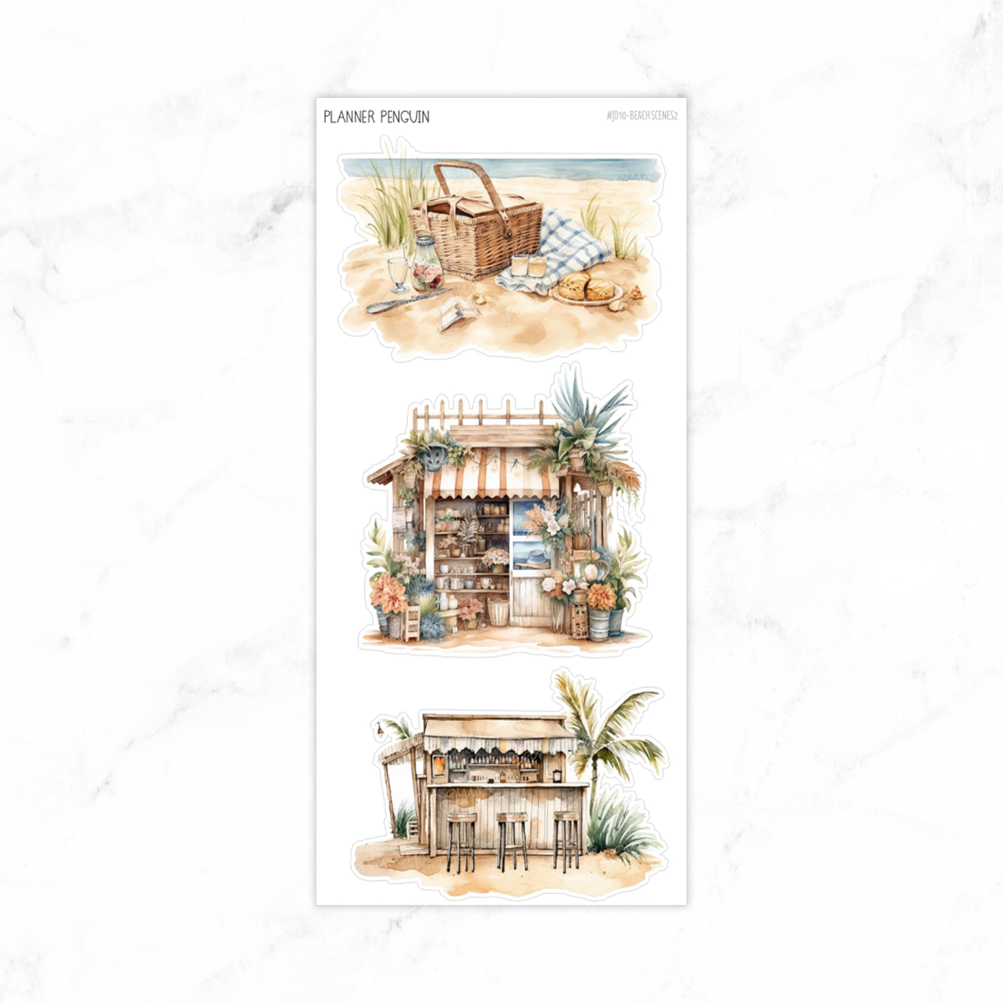 Summer Scenes - Journaling Deco | #JD10