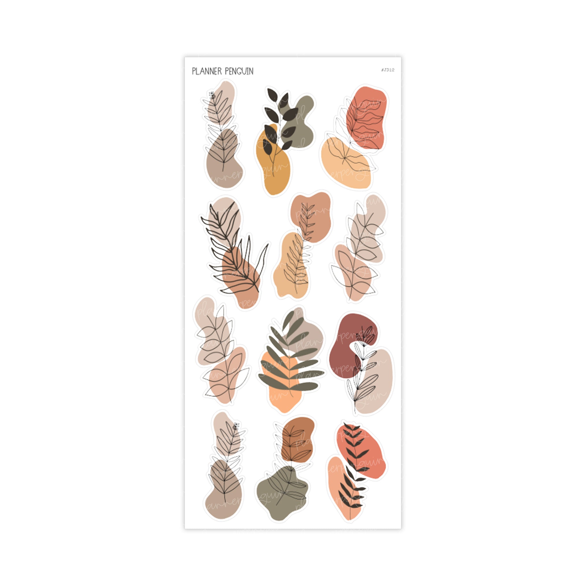 Abstract Botanical - Journaling Deco