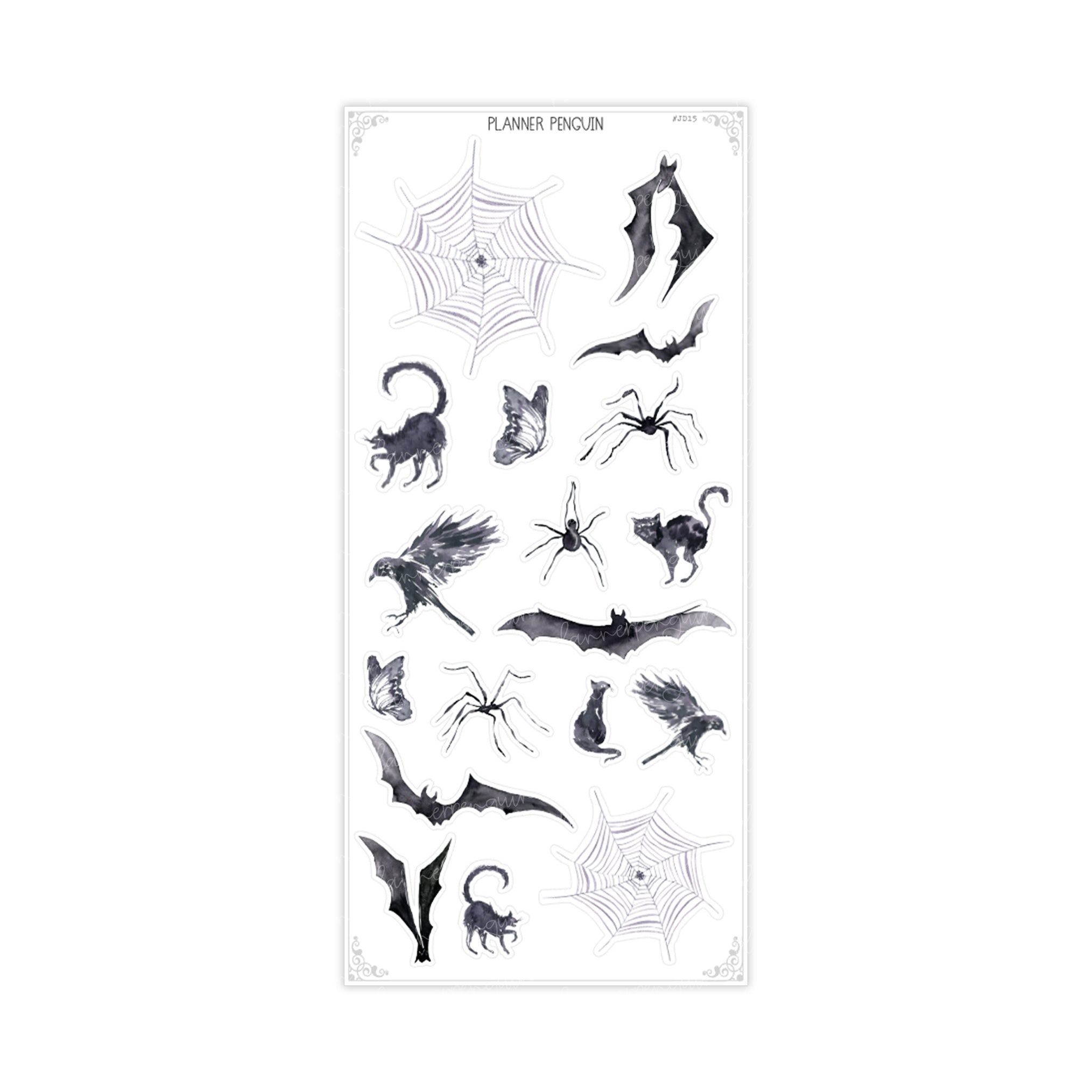 Gothic Halloween - Journaling Deco