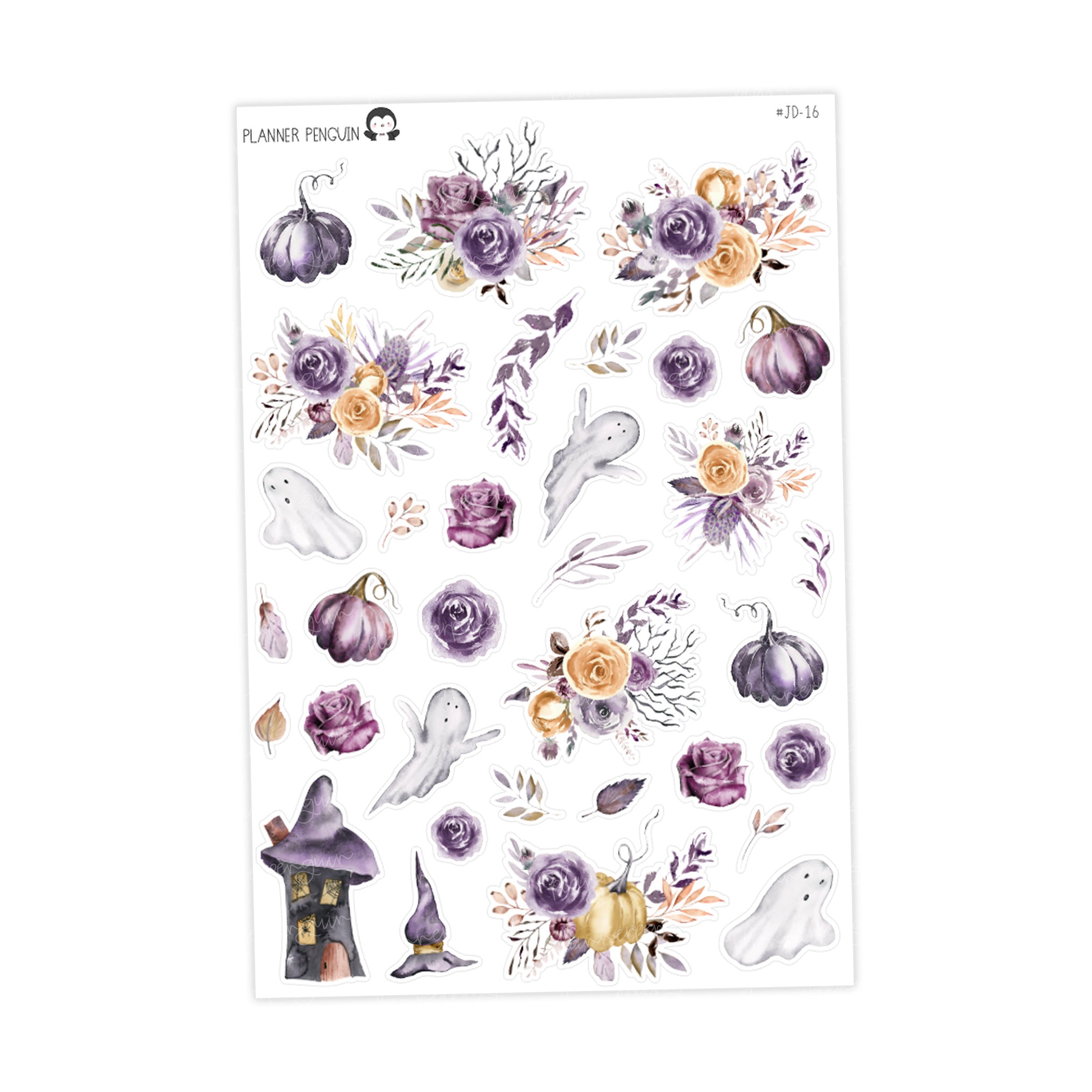Spooky Halloween Florals - Journaling Deco