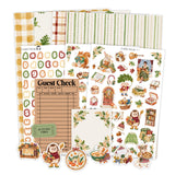 Autumn Rain Junk Journaling Kit Stickers