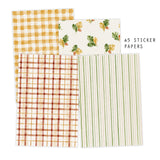 Autumn Rain Junk Journaling Kit Stickers