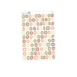 Autumn Rain Junk Journaling Kit Stickers