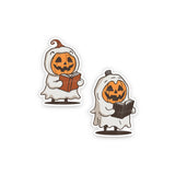 Jack-o'-Reading Vinyl Die Cut Sticker