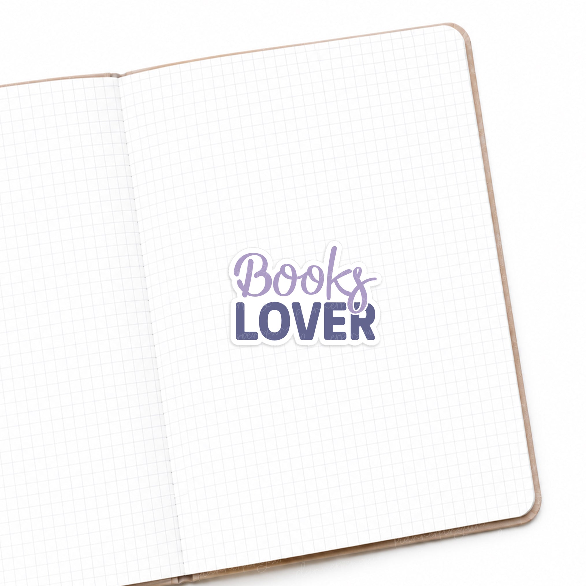 Books Lover Matte Die Cut Sticker