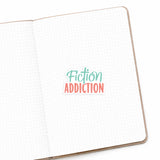 Fiction Addiction Matte Die Cut Sticker