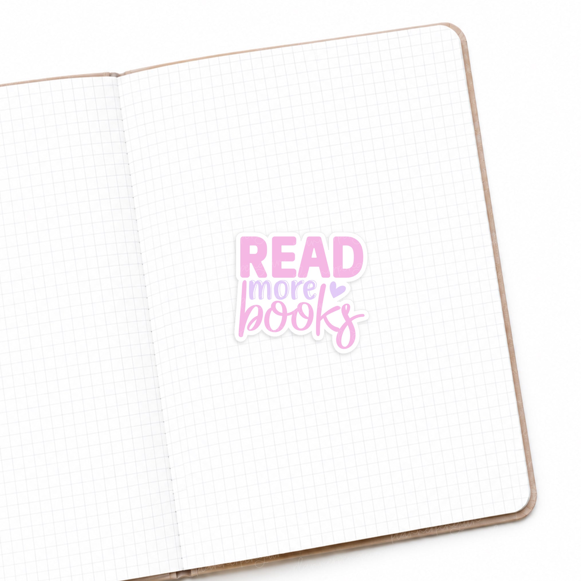 Read More Books Matte Die Cut Sticker