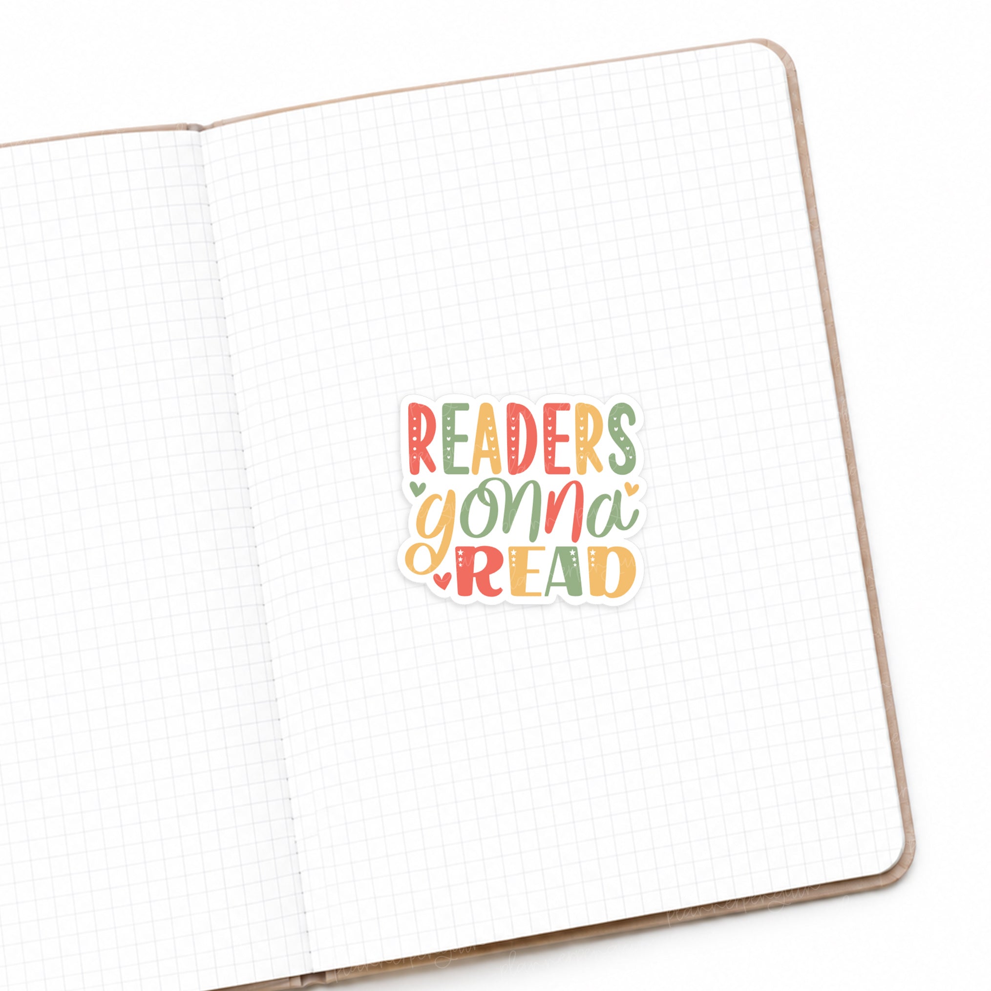 Readers Gonna Read Matte Die Cut Sticker