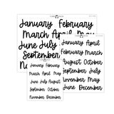 Monthly Script stickers MS-07