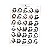 Soccer Penguin Planner Stickers