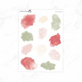 Sweet Summer Watercolor Ink Swatches