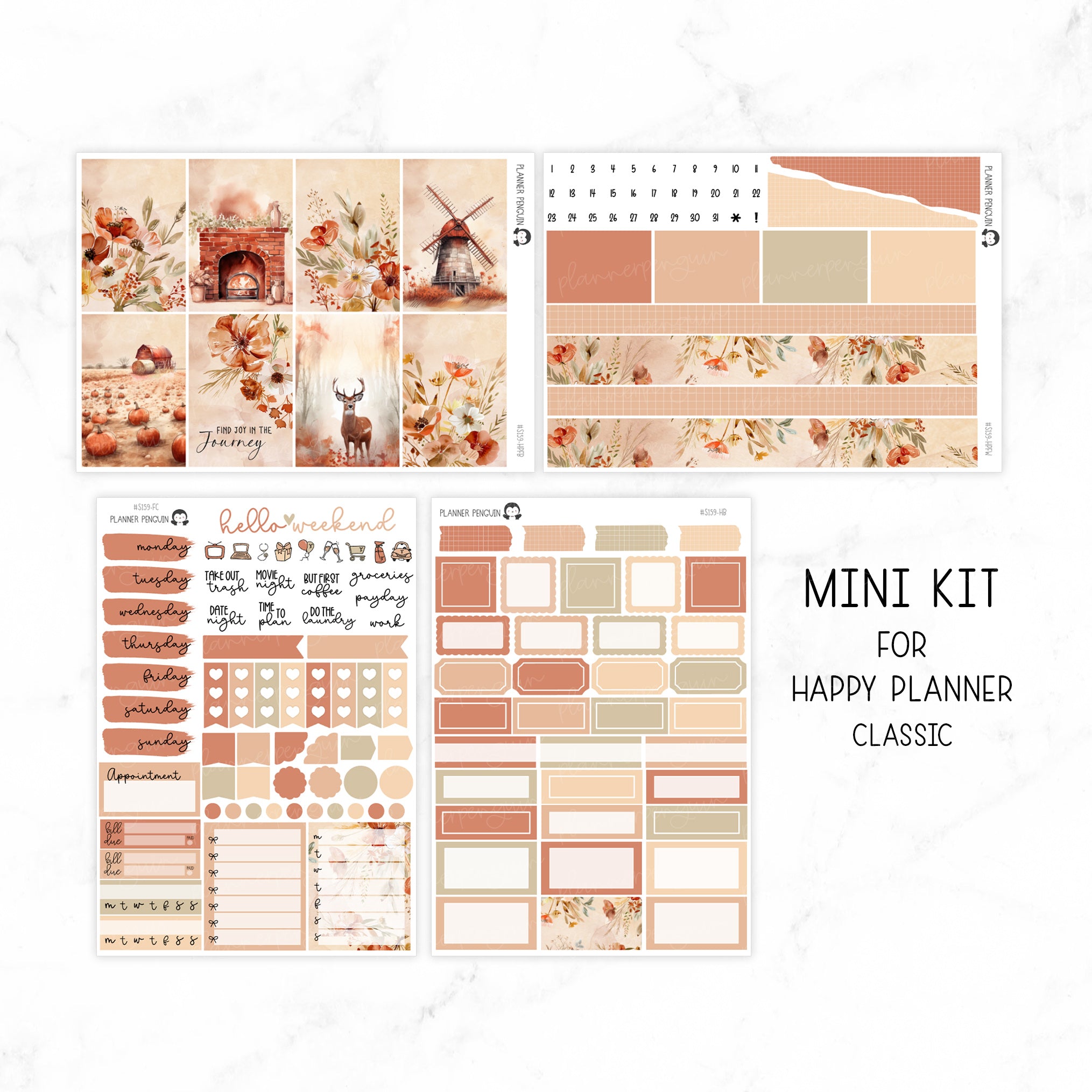 Rustic Autumn Weekly Kit