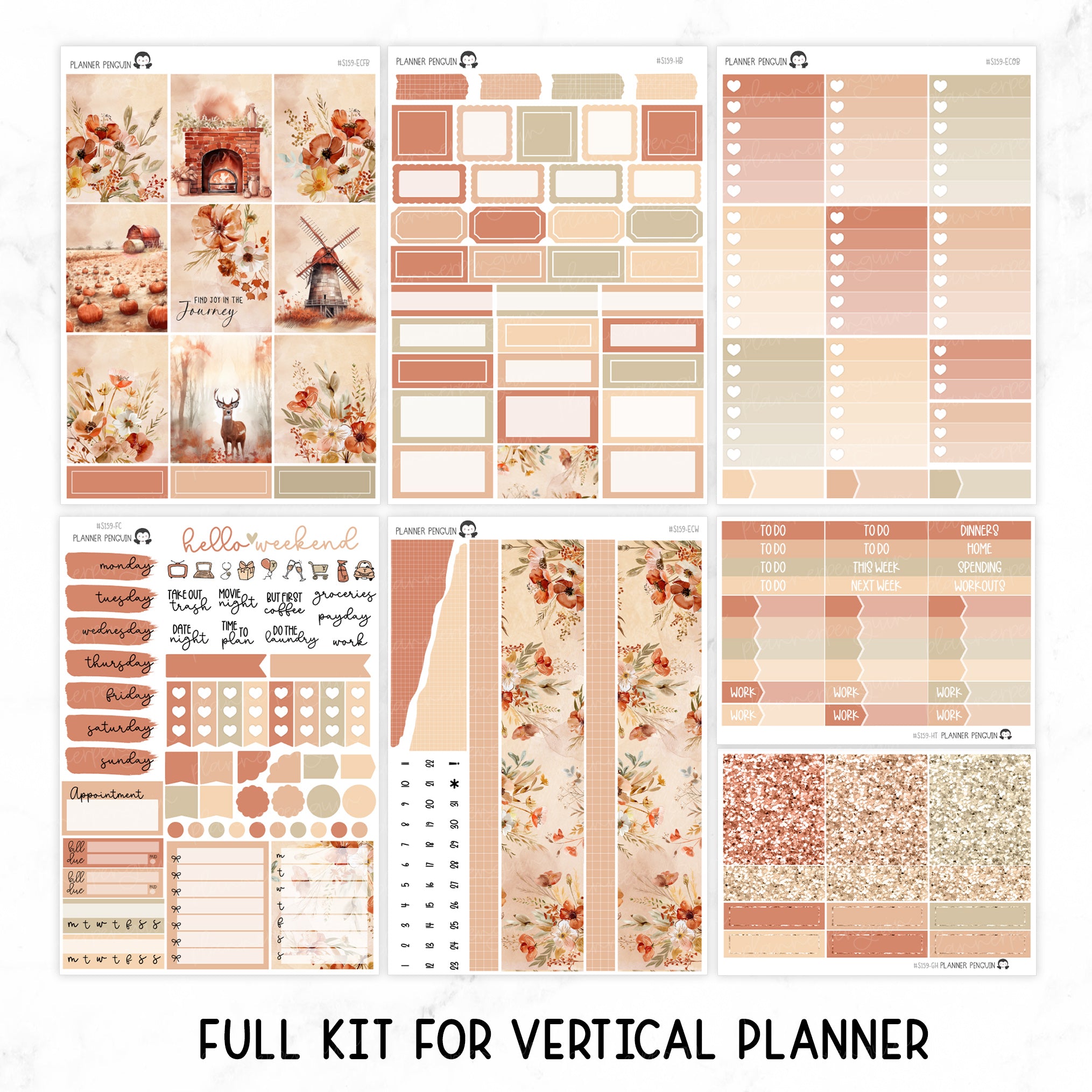 Rustic Autumn Weekly Kit