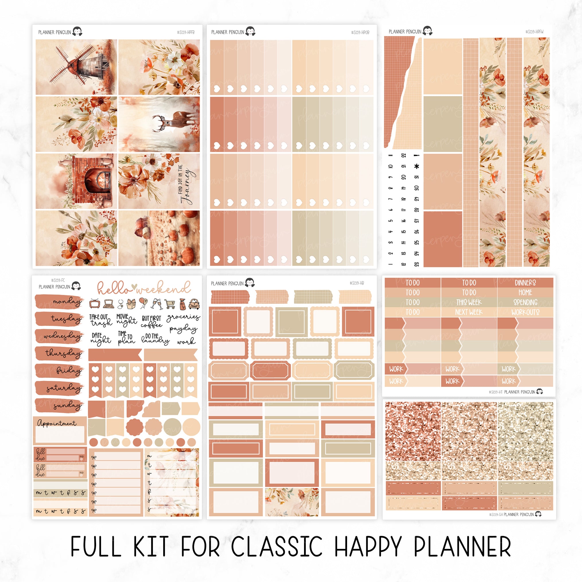 Rustic Autumn Weekly Kit