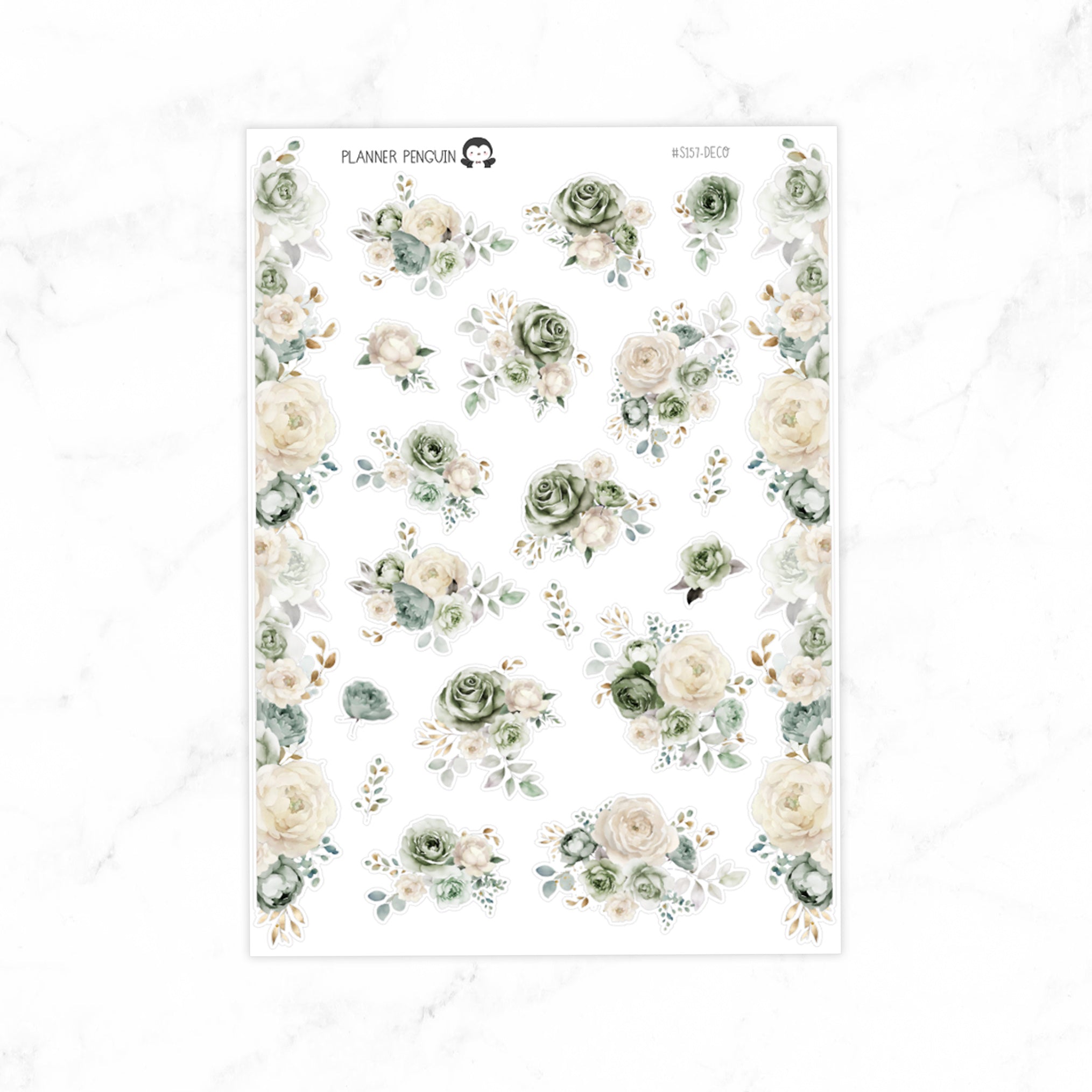 Winter Cottage Deco Stickers