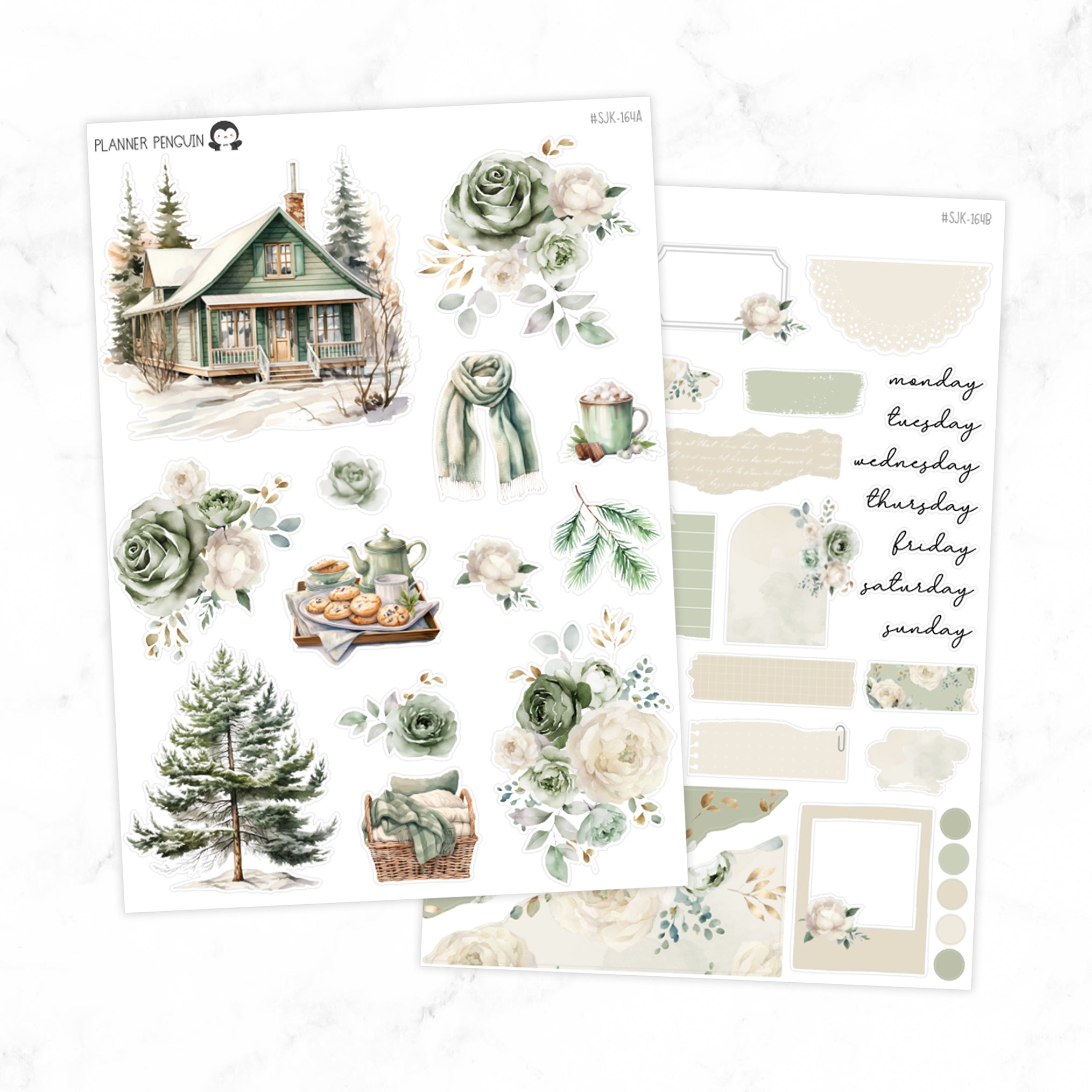 Winter Cottage Journal Kit