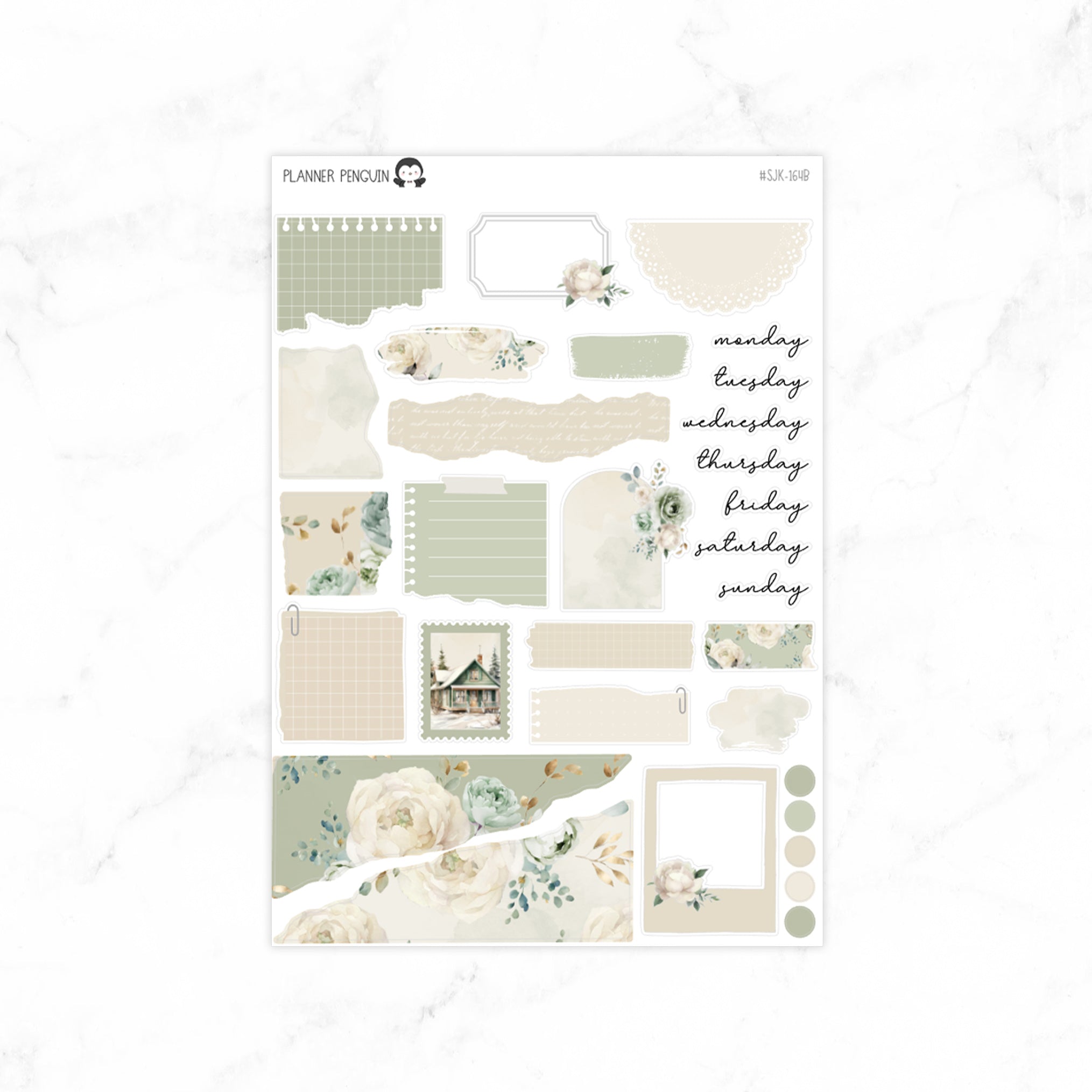 Winter Cottage Journal Kit