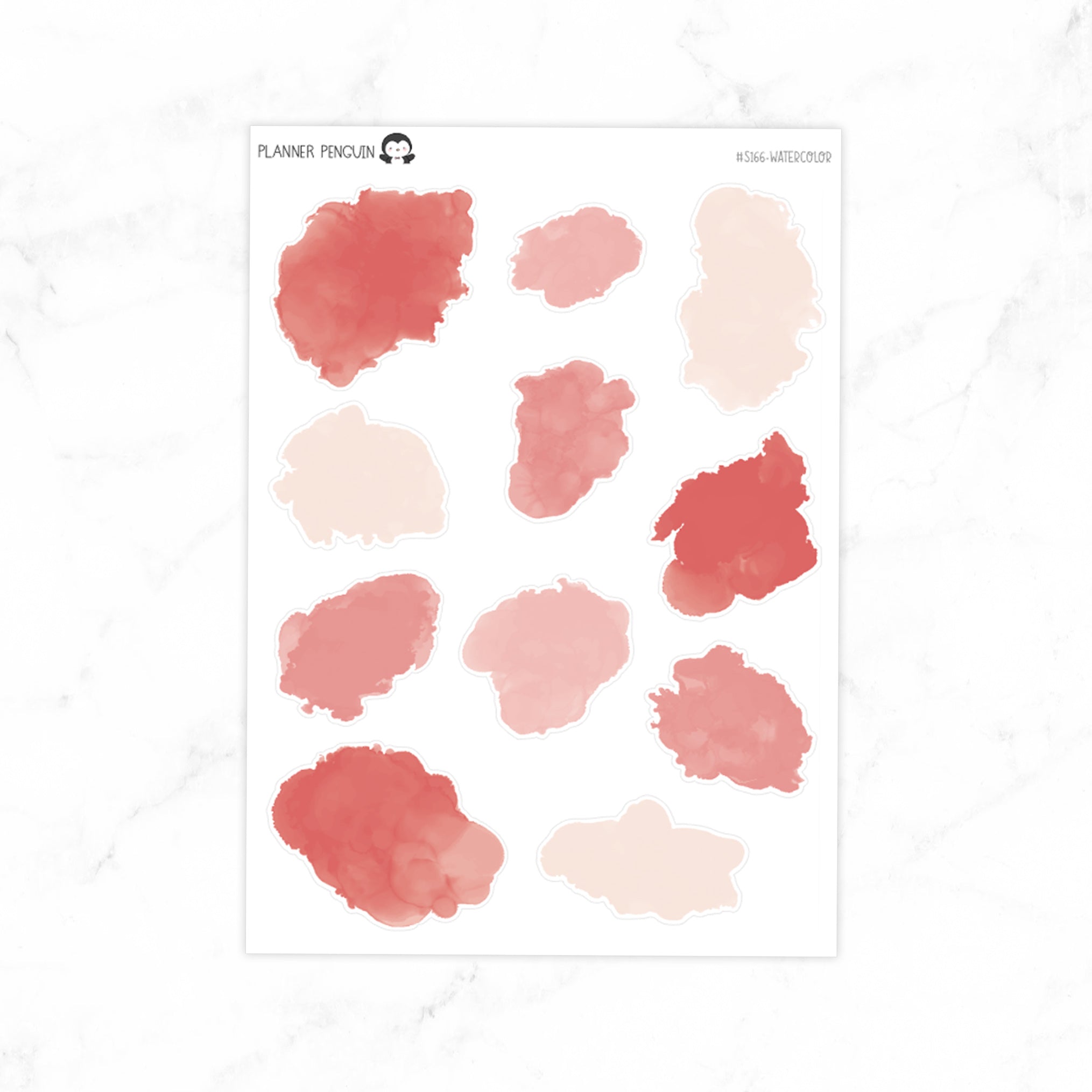 Xoxo Watercolor Ink Swatches