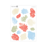 French Riviera Watercolor Ink Swatches